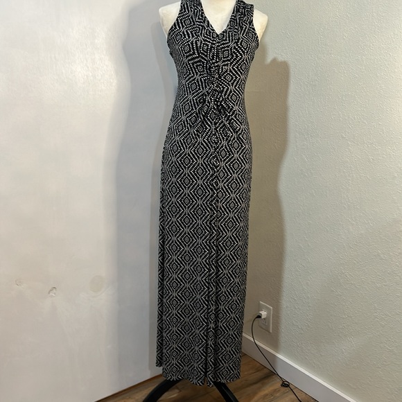 TOMMY BAHAMA CALDERA CANYON MAXI DRESS WOMEN SIZE XXS BLACK SLEEVELESS - Picture 2 of 12